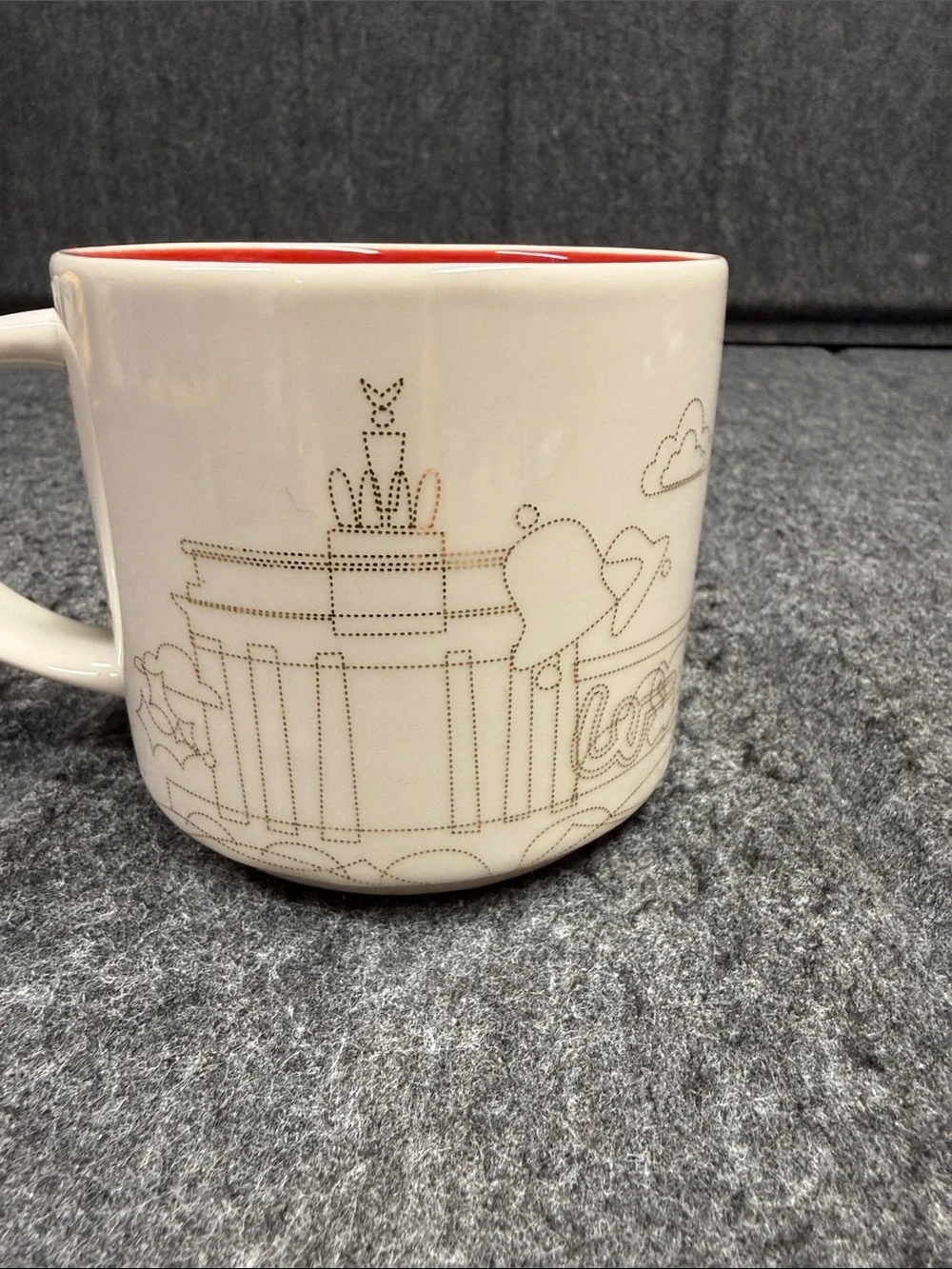 Starbucks city skyline
